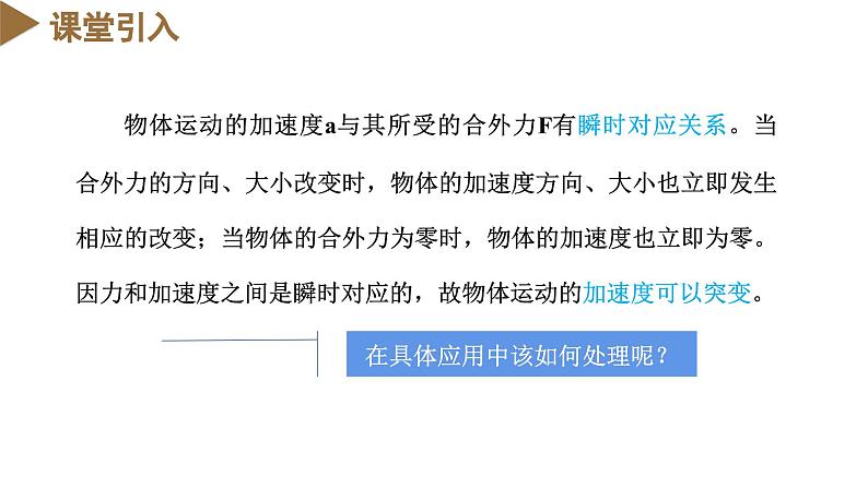专题2 牛顿第二定律的瞬时性(教学课件)-高一物理同步备课系列(人教版2019必修第一册)第3页