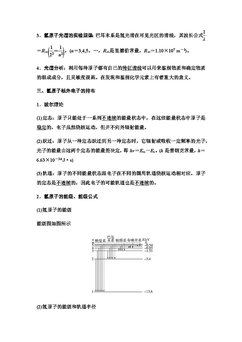 江苏版高考物理一轮复习第15章第2节原子结构和原子核课时学案02