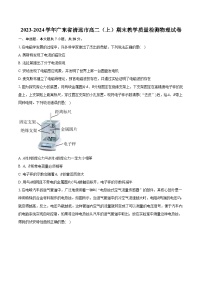 2023-2024学年广东省清远市高二（上）期末教学质量检测物理试卷（含解析）