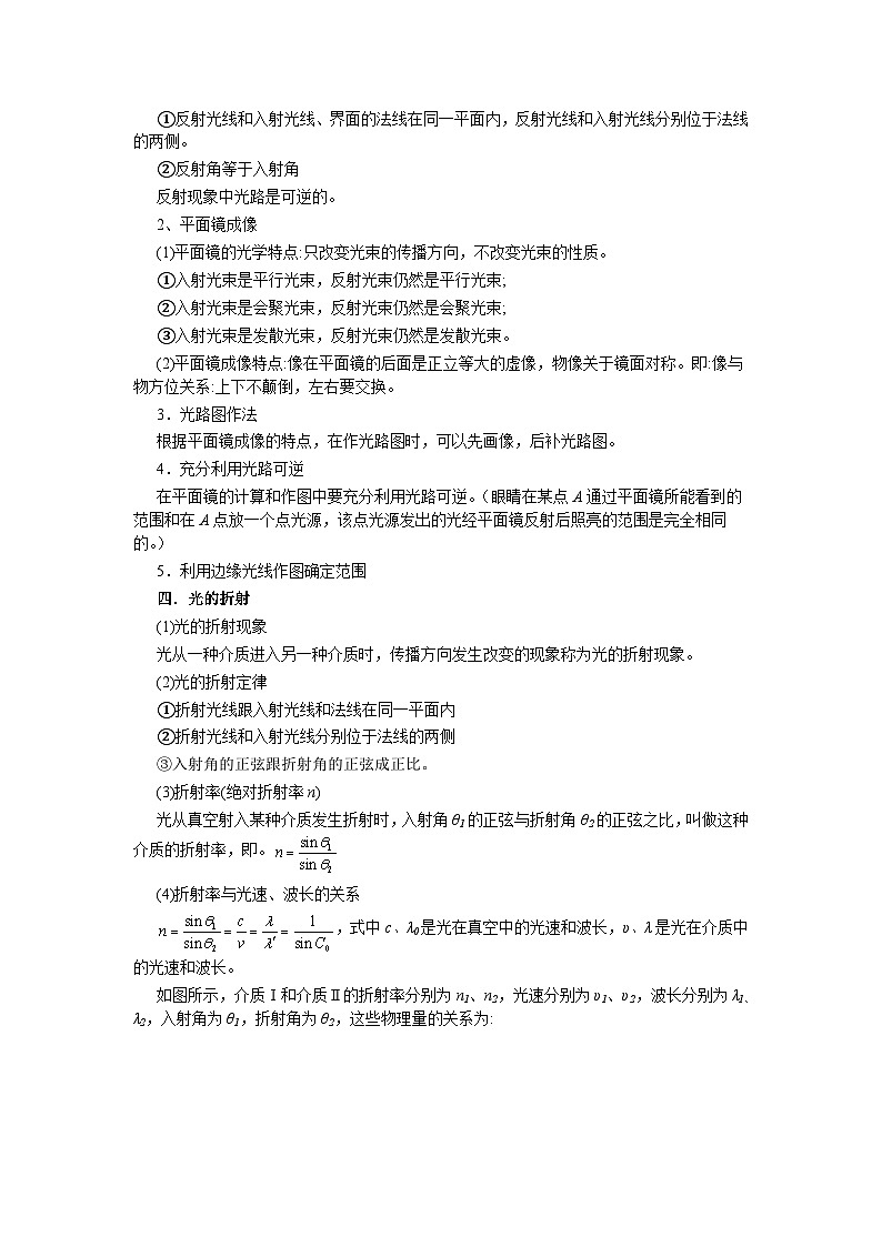 高三物理一轮复习精品教案:第16章 几何光学03