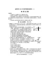 陕西省咸阳市2023-2024高三上学期高考模拟检测（一）物理试卷及答案