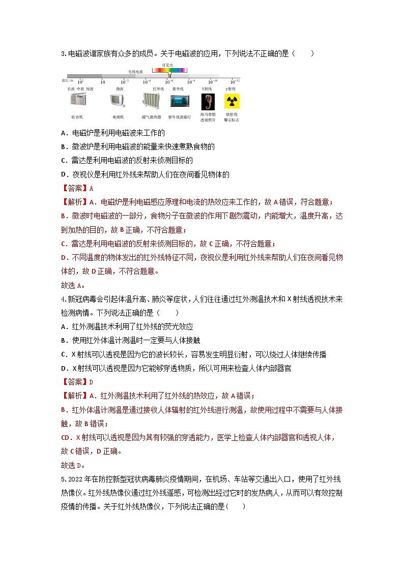 第八章 电磁振荡与电磁波(综合复习与测试) -解析版第2页