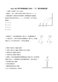 2022-2023学年河南省新乡市高一（下）期末物理试卷（含详细答案解析）