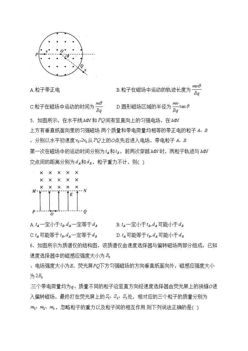 (3)磁场——2024届高考物理二轮复习巧刷高考题型之电磁学选择题第3页