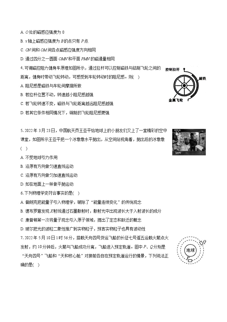 2022-2023学年山西省大同市浑源中学高二（下）期末物理试卷（含详细答案解析）02