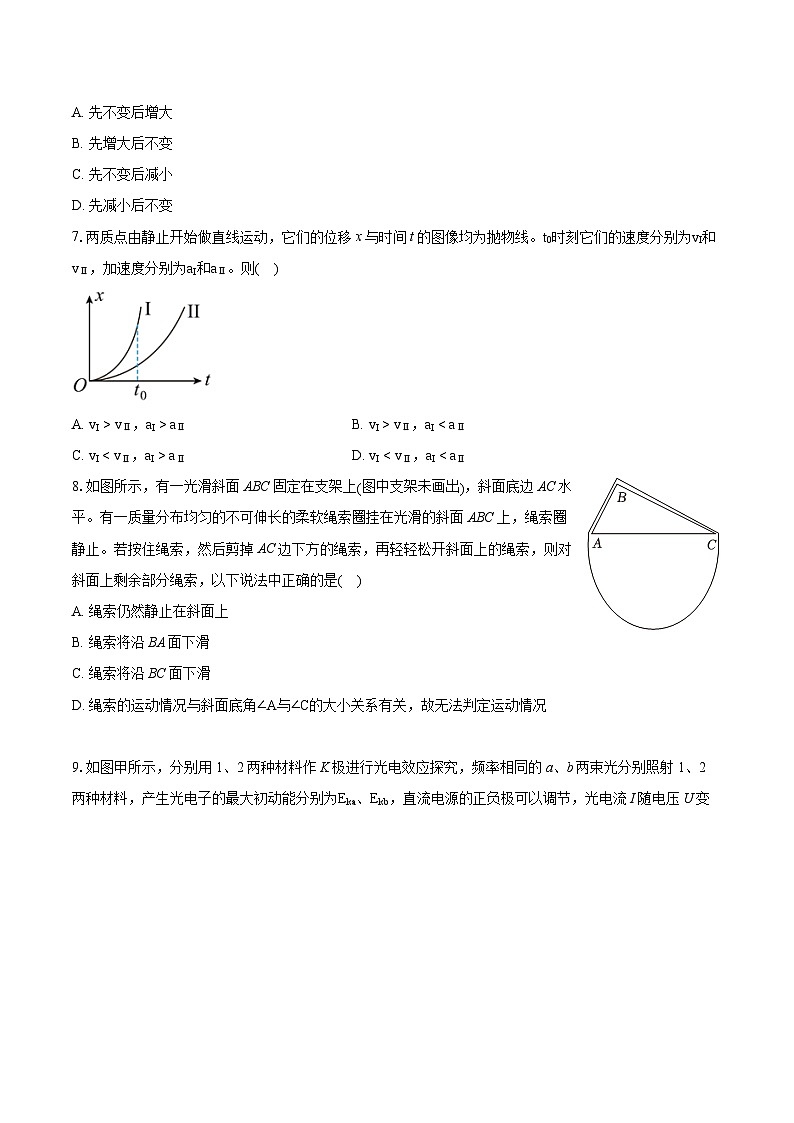 2022-2023學年上海市閔行區(qū)名校高二（下）期末物理試卷（含詳細答案解析）第2頁