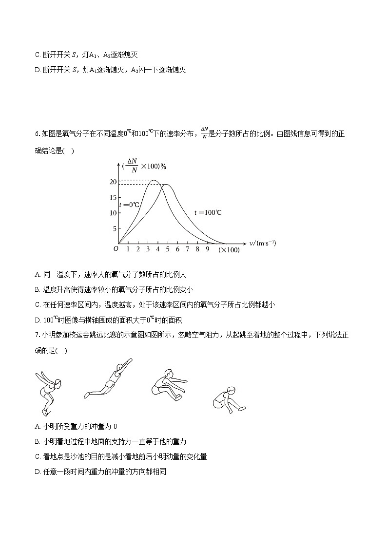 2022-2023學(xué)年上海市向明中學(xué)高二（下）期末物理試卷（含詳細答案解析）第2頁