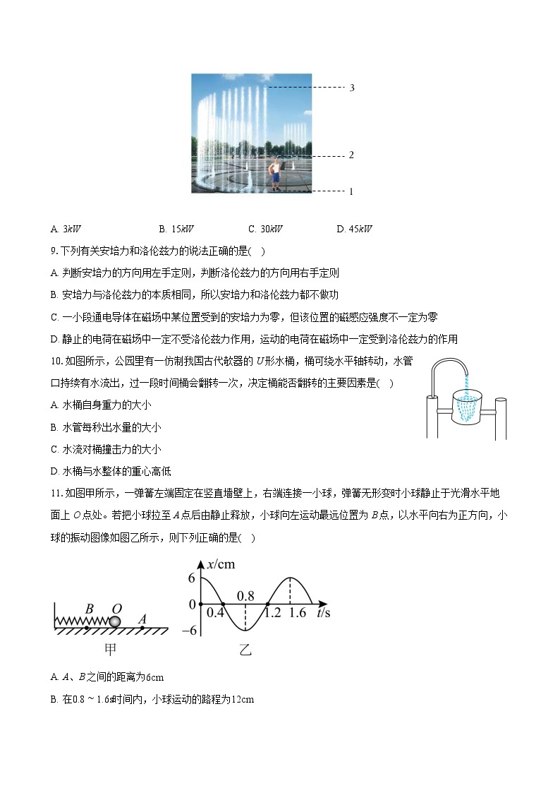 2022-2023学年天津市新四区示范校高二（下）期末物理试卷（B卷）（含详细答案解析）03