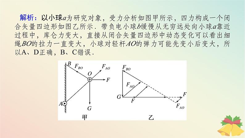 2024版新教材高中物理第九章静电场及其应用专题拓展一库仑力作用下的平衡问题课件新人教版必修第三册第8页