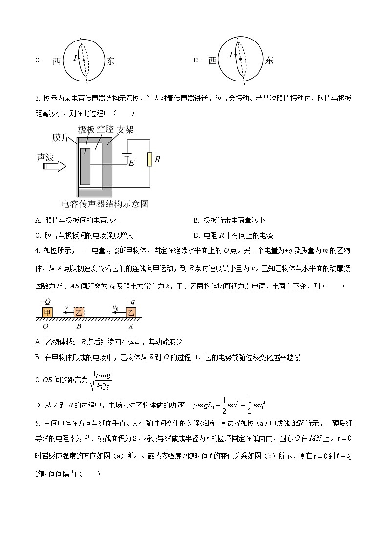 江西省赣州市2023-2024学年高三上学期1月期末物理试题(Word版附解析)02