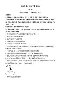 广东省深圳市宝安区2023-2024学年高三上学期期末考试物理试卷（Word版附解析）