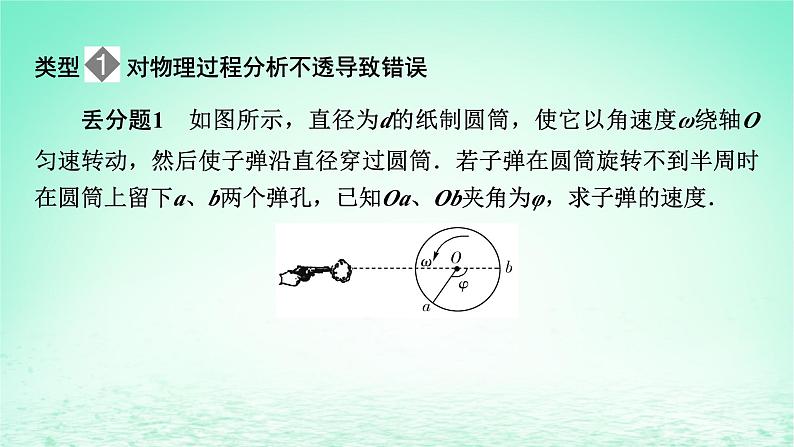 2024春高中物理第六章圆周运动本章易错题归纳课件(人教版必修第二册)第2页