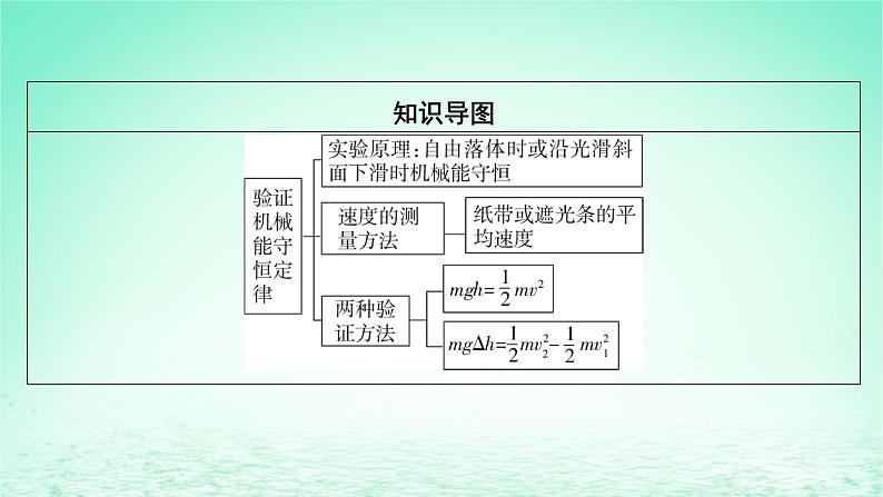2024春高中物理第八章机械能守恒定律5实验:验证机械能守恒定律课件(人教版必修第二册)03