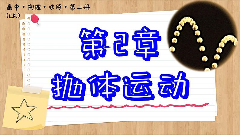 鲁科版高中物理必修第二册 第2章 第1节 运动的合成与分解 PPT课件第1页