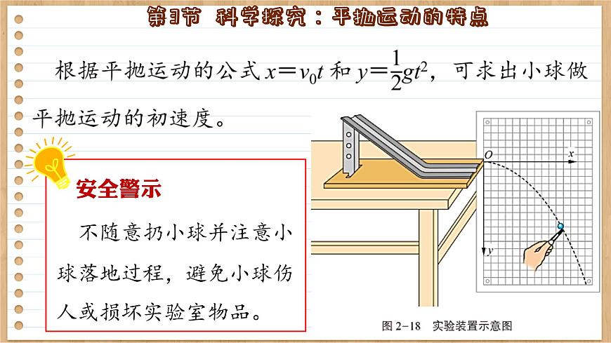 魯科版高中物理必修第二冊(cè) 第2章  第3節(jié)  科學(xué)探究：平拋運(yùn)動(dòng)的特點(diǎn)  PPT課件第8頁