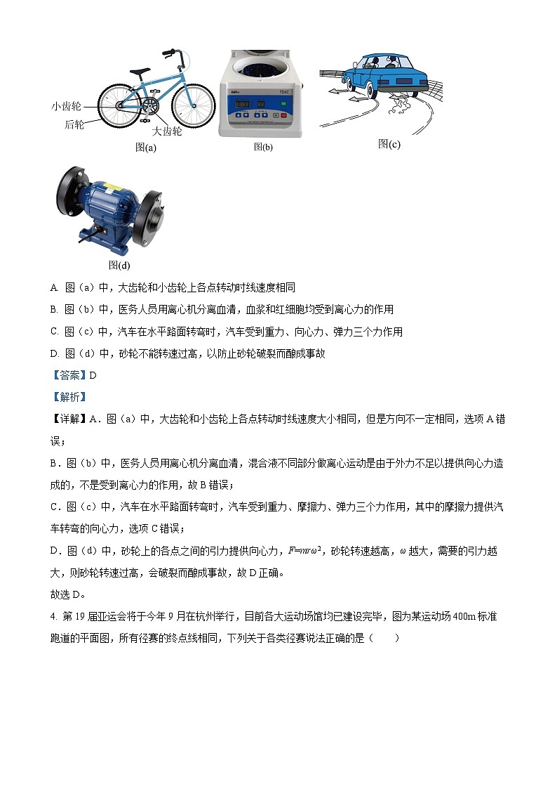精品解析:浙江省杭州市长河高级中学2023-2024学年高二上学期期末物理试题(解析版)第2页