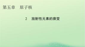 人教版 (2019)选择性必修 第三册2 放射性元素的衰变教案配套ppt课件
