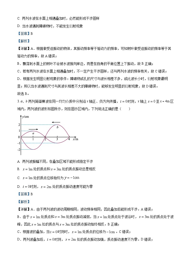 江西省名校联盟2023-2024学年高二上学期1月期末联考物理试题(解析版)第2页