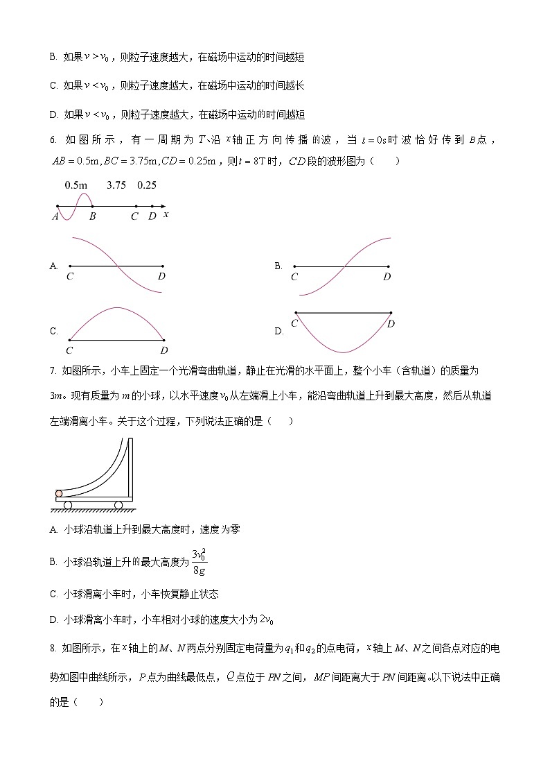 2024届辽宁省锦州市锦州中学高三下学期2月摸底考试 物理 (解析版)第3页