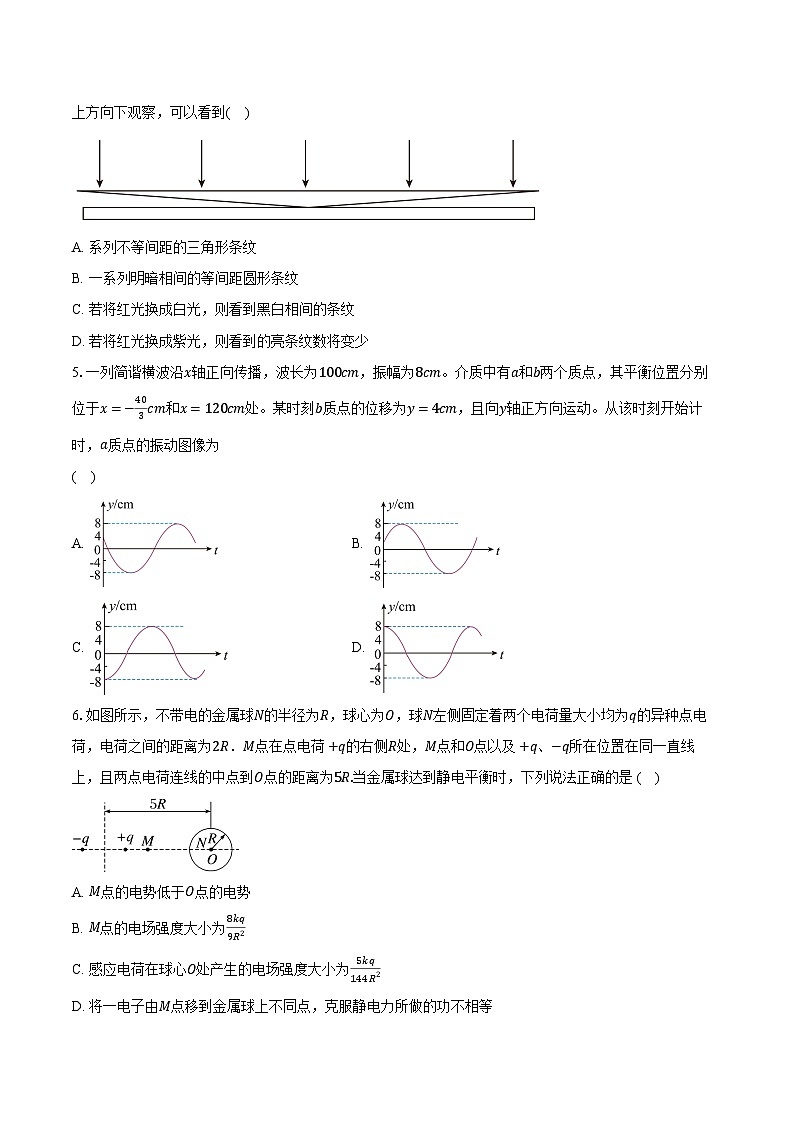 2023-2024学年湖北省荆州市沙市中学高三(下)月考物理试卷(3月)(含解析)第2页