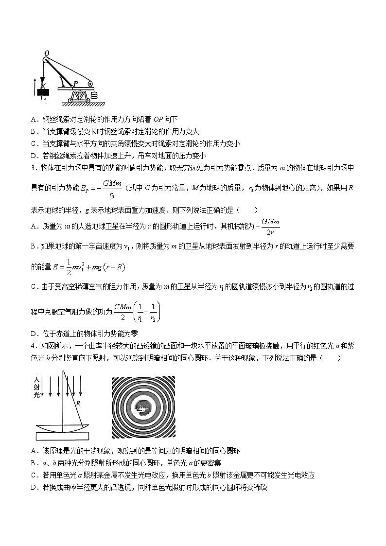 2024届山东省临沂市普通高中高三下学期3月学业水平等级考试模拟物理试题第2页