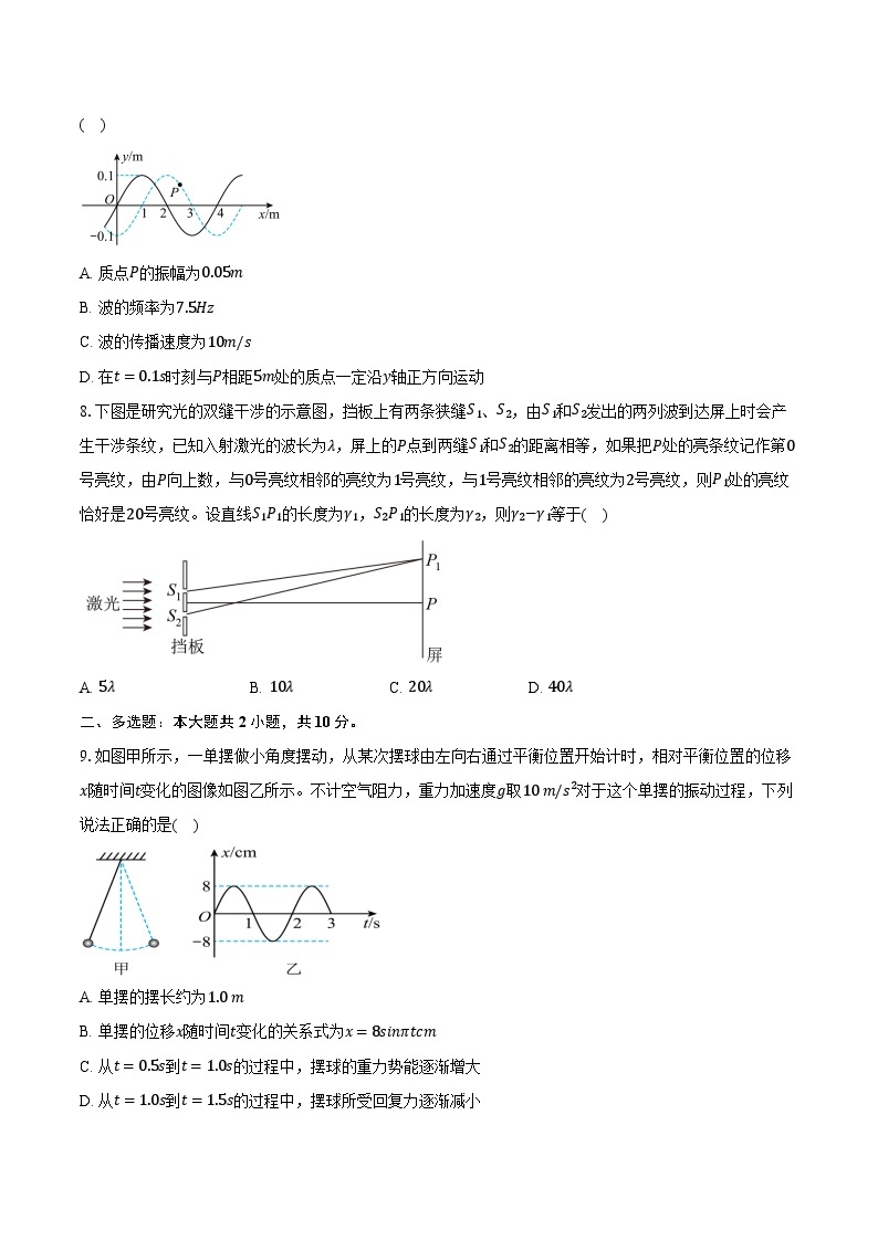 2023-2024学年安徽省宿州市泗县第一中学高二（下）开学考试物理试卷（含解析）03