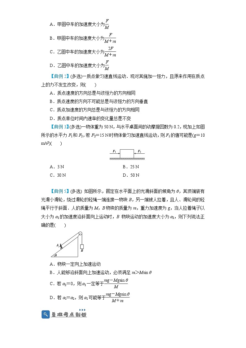 2024年高考一轮复习精细讲义第8讲牛顿第二定律 两类动力学问题(原卷版+解析)第2页
