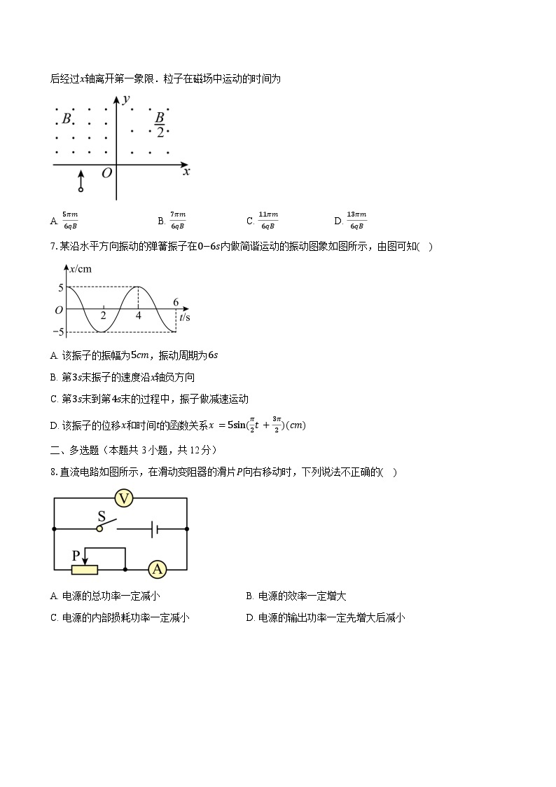 2023-2024学年湖北省黄冈市浠水县英才学校高二（下）春节返校考试物理试卷（含解析）03