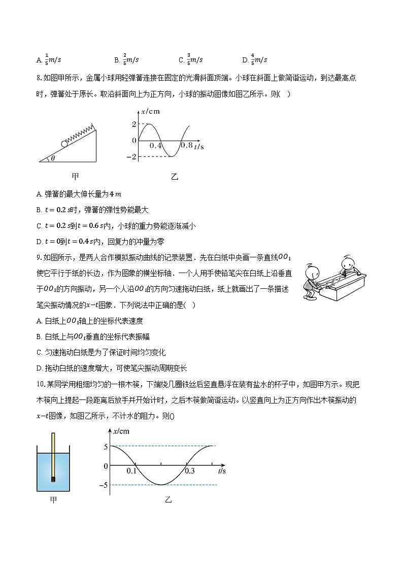 2023-2024学年河南省南阳市西峡县第二高级中学高二(下)开学考试物理试卷(含解析)03