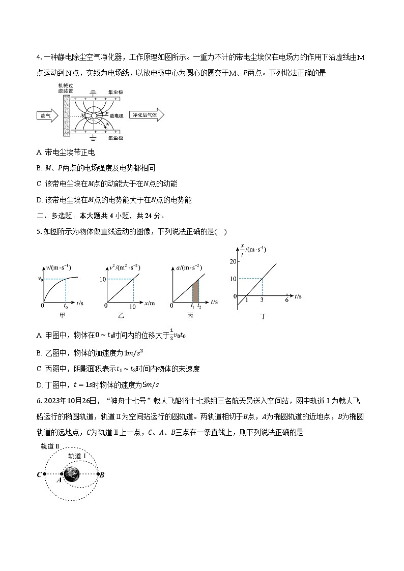 2023-2024学年福建省龙岩市高三(下)一模物理试卷(含解析)第2页