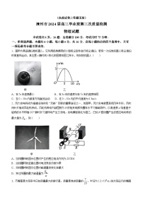 2024届福建省漳州市高三下学期毕业班第三次质量检测物理试题 解析版