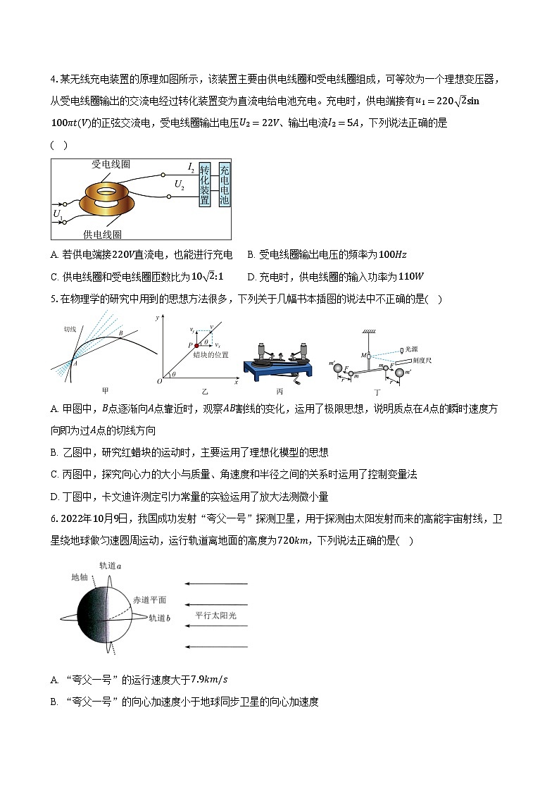 2023-2024学年广东省中山市华侨中学高三(下)模拟卷物理试卷(四)(含解析)第2页