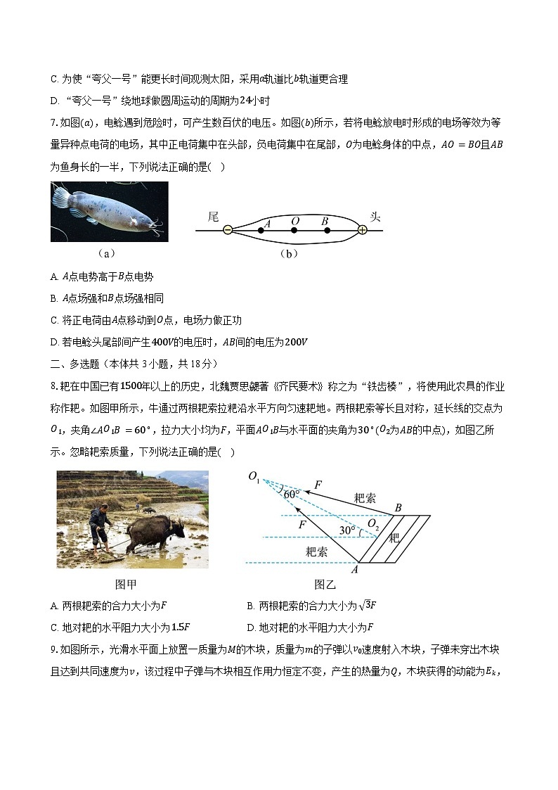 2023-2024学年广东省中山市华侨中学高三(下)模拟卷物理试卷(四)(含解析)第3页