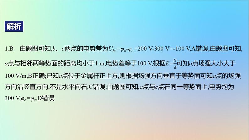2025版高考物理一轮复习真题精练专题八静电场第18练库仑定律和电场的性质课件第3页