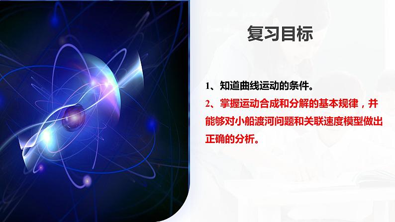 第16讲 曲线运动+运动的合成与分解(课件)-2024年高考物理一轮复习课件PPT(新教材新高考)06