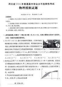 2024河北省高三下學(xué)期普通高中學(xué)業(yè)水平選擇性考試模擬試題（四）物理PDF版含解析