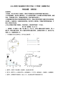 2024届四川省成都市石室中学高三下学期二诊模拟考试物理试题 （解析版）