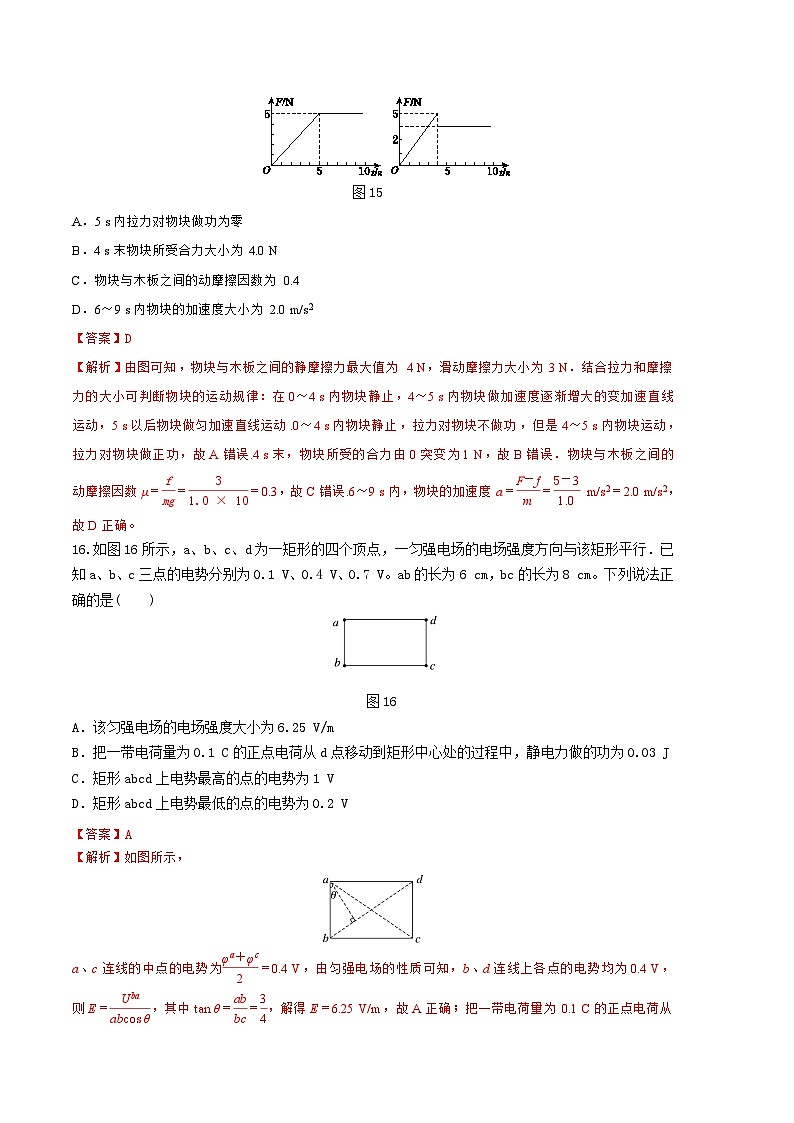 2024年高考第二次模拟考试卷:物理(全国卷旧教材)(全解全析)第2页