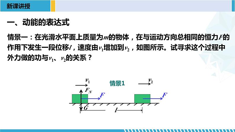 人教版2019必修第二册高一物理同步备课精编优选课件 8.3动能和动能定理 (课件))第4页