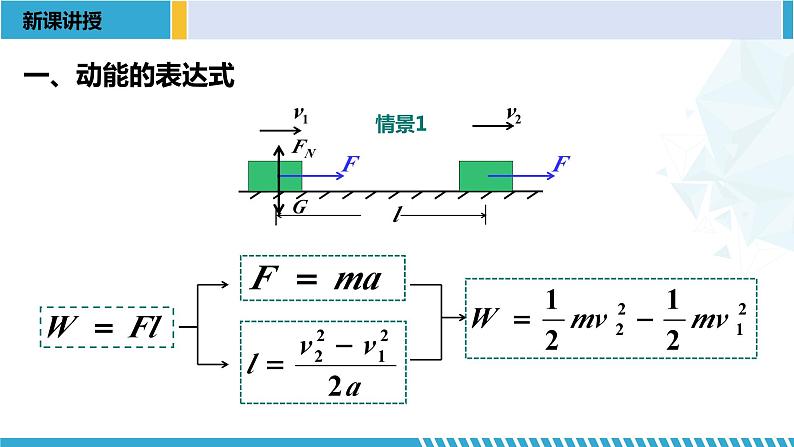 人教版2019必修第二册高一物理同步备课精编优选课件 8.3动能和动能定理 (课件))第5页