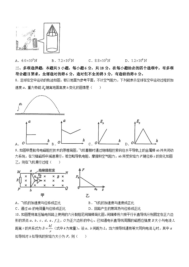 2024届广东省广州市高三一模考试物理试题03