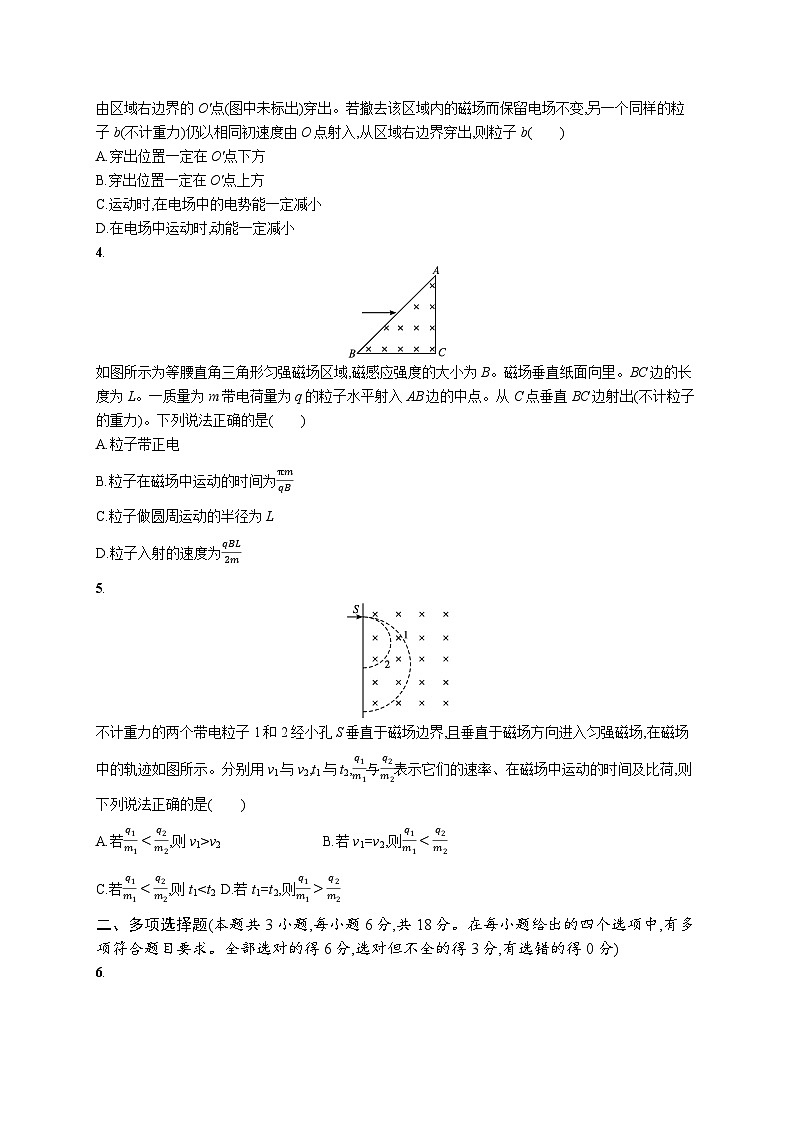 2025届高考物理一轮复习专项练习单元质检十磁场(Word版附解析)第2页