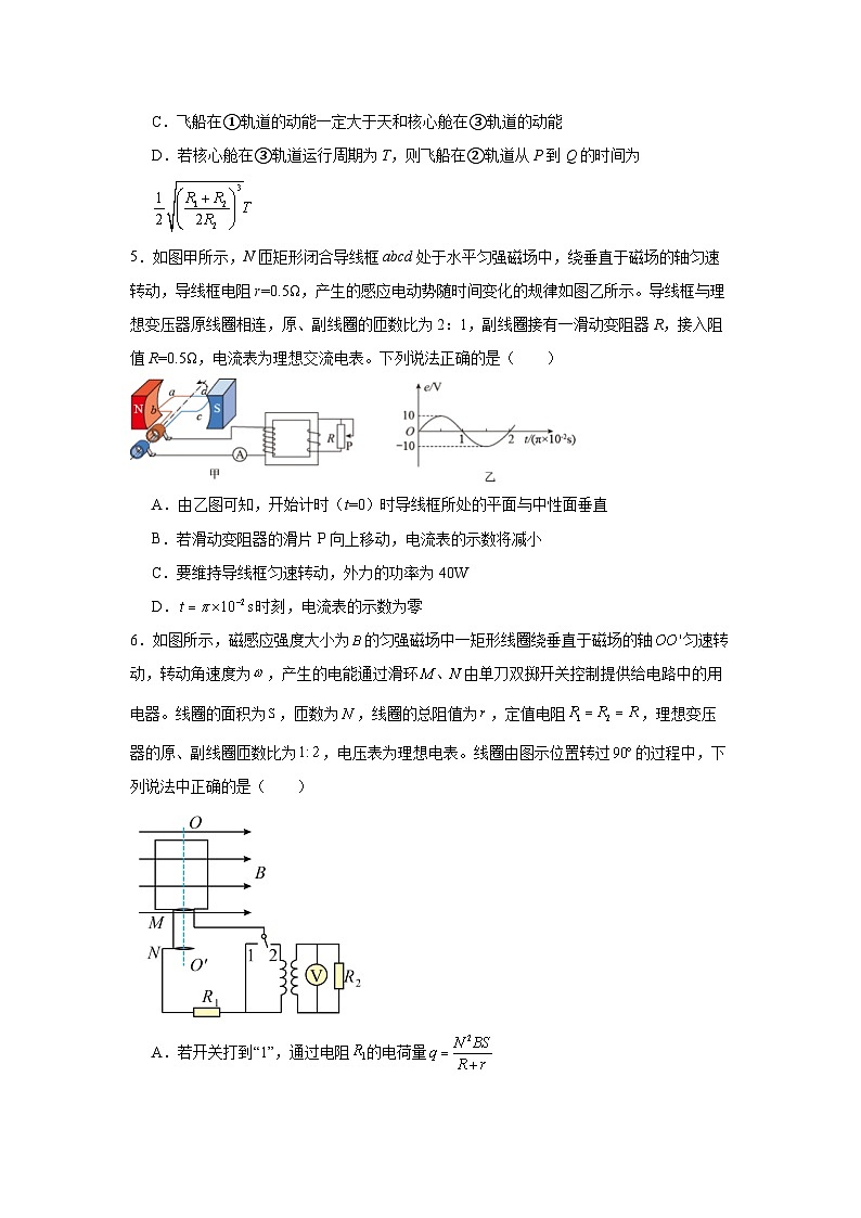 2024届河南省漯河市高级中学高三下学期3月月考试题 物理 (解析版)03