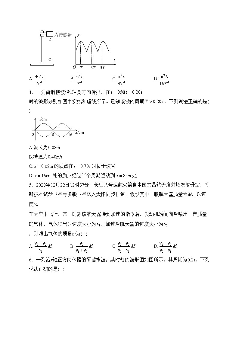 青龙满族自治县实验中学2022-2023学年高二下学期3月月考试卷物理试卷(含答案)第2页