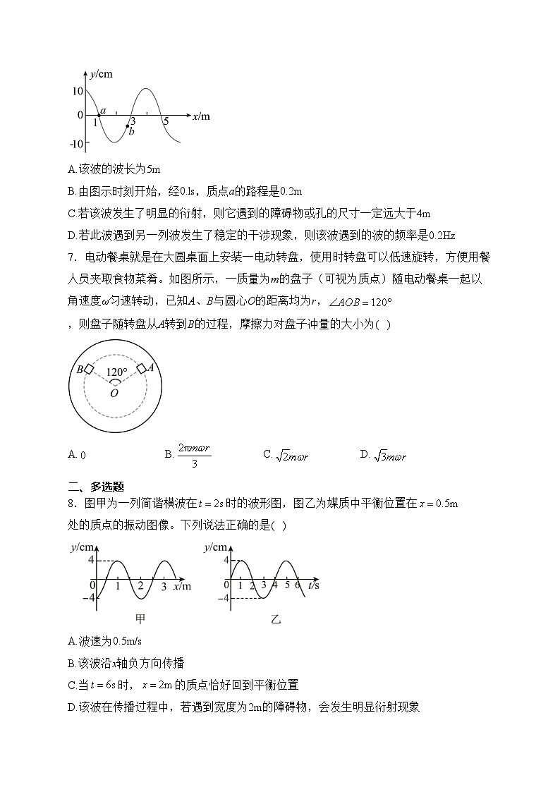 青龙满族自治县实验中学2022-2023学年高二下学期3月月考试卷物理试卷(含答案)第3页
