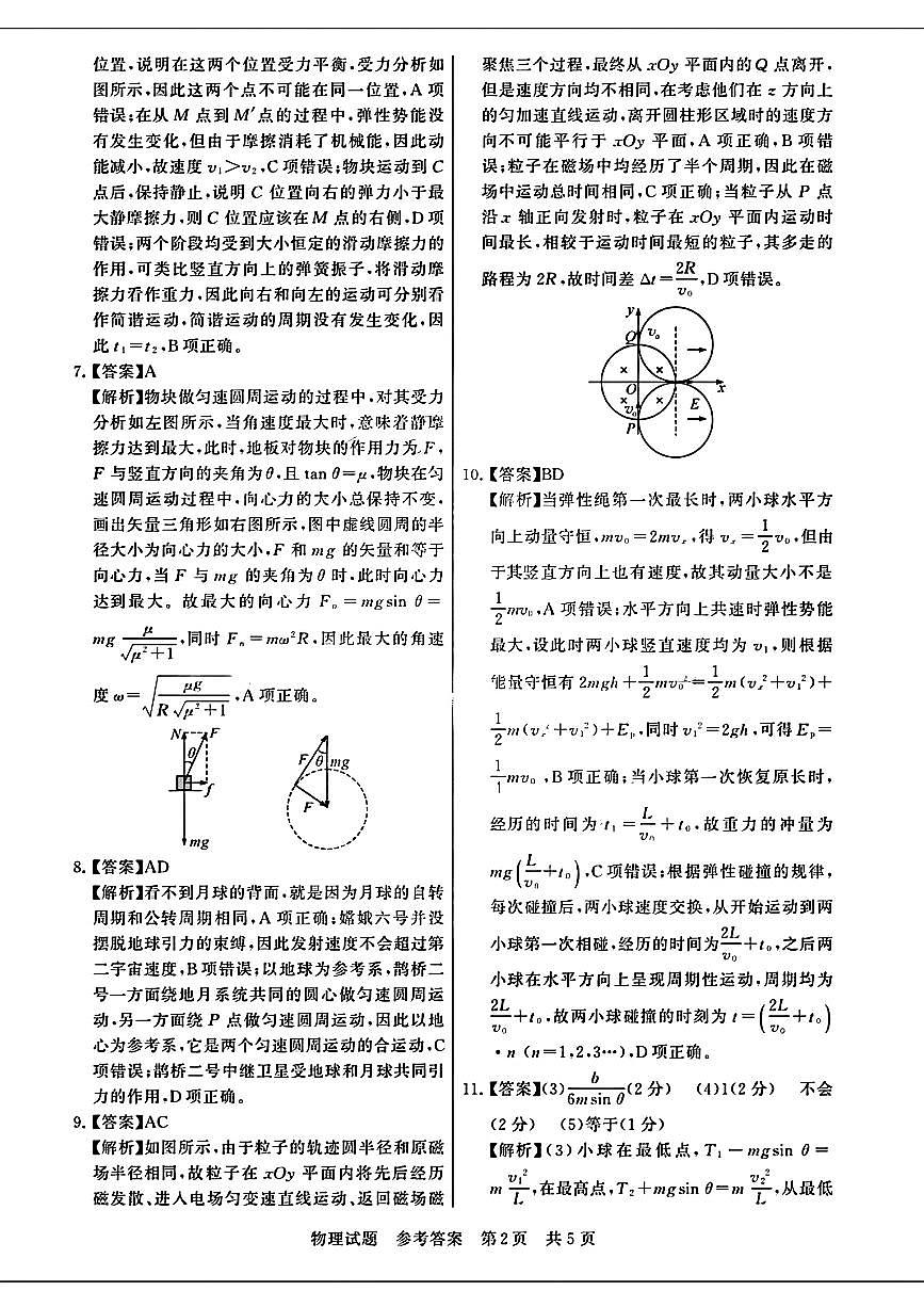 物理答案第2頁