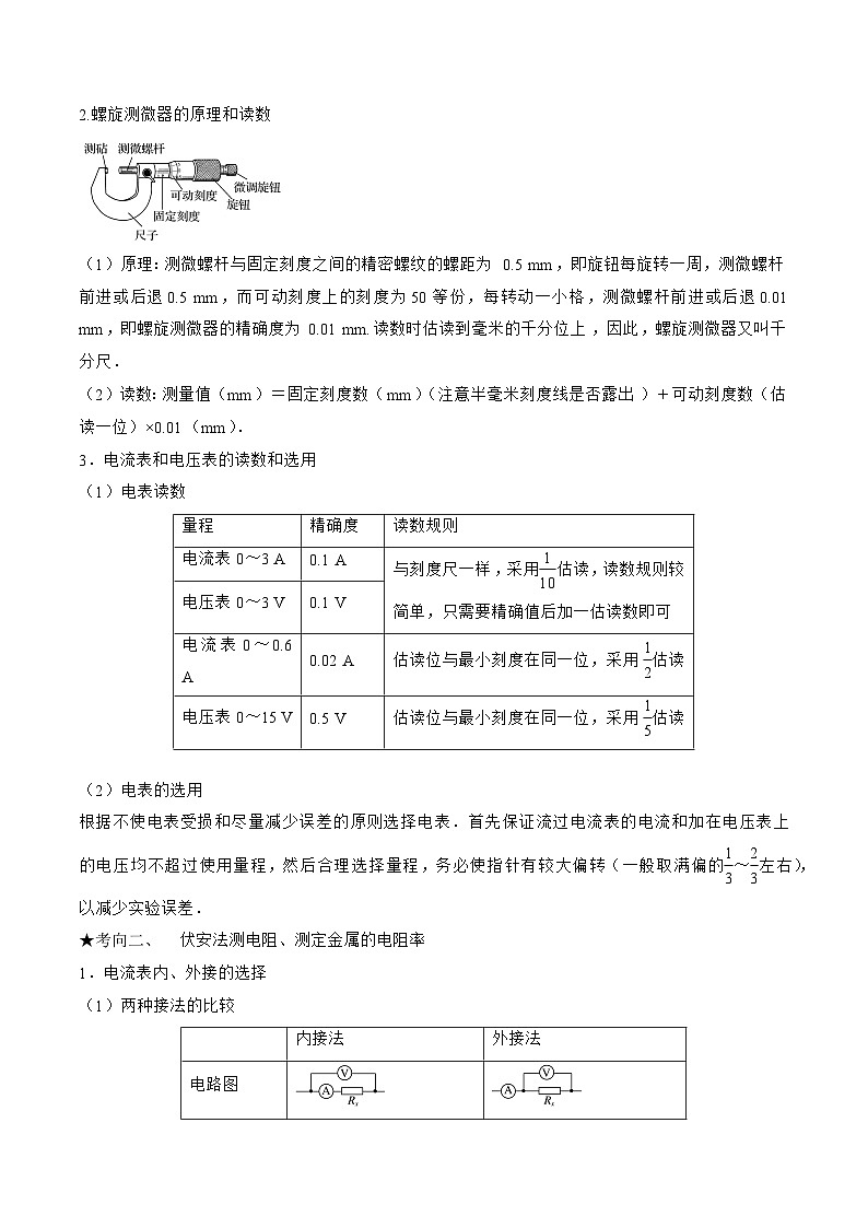 高三物理二轮复习(命题规律+知识荟萃+经典例题+精选习题)(江苏专用)专题19 电学实验(原卷版+解析)第2页