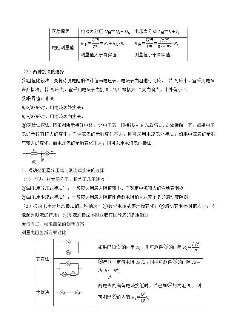 高三物理二轮复习(命题规律+知识荟萃+经典例题+精选习题)(江苏专用)专题19 电学实验(原卷版+解析)第3页