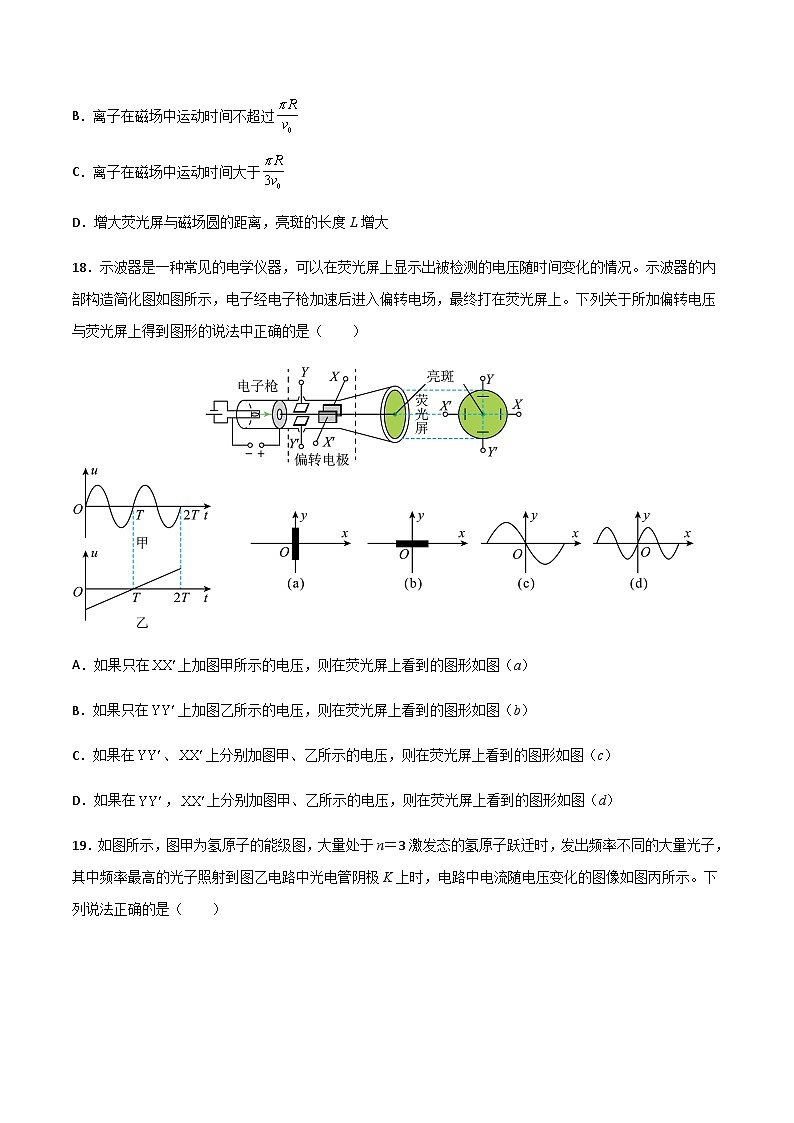 高考物理冲刺抢分选择题综合专练(全国乙卷)专练卷08(原卷版+解析)03