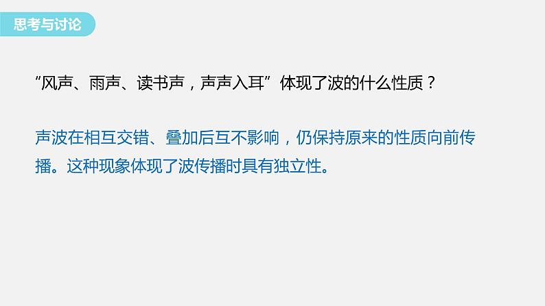 3.3+波的干涉和衍射+课件-2023-2024学年高二上学期物理鲁科版(2019)选择性必修第一册第8页